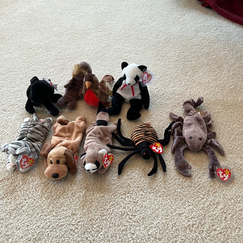 Ty Beanie Baby Lot of 9!